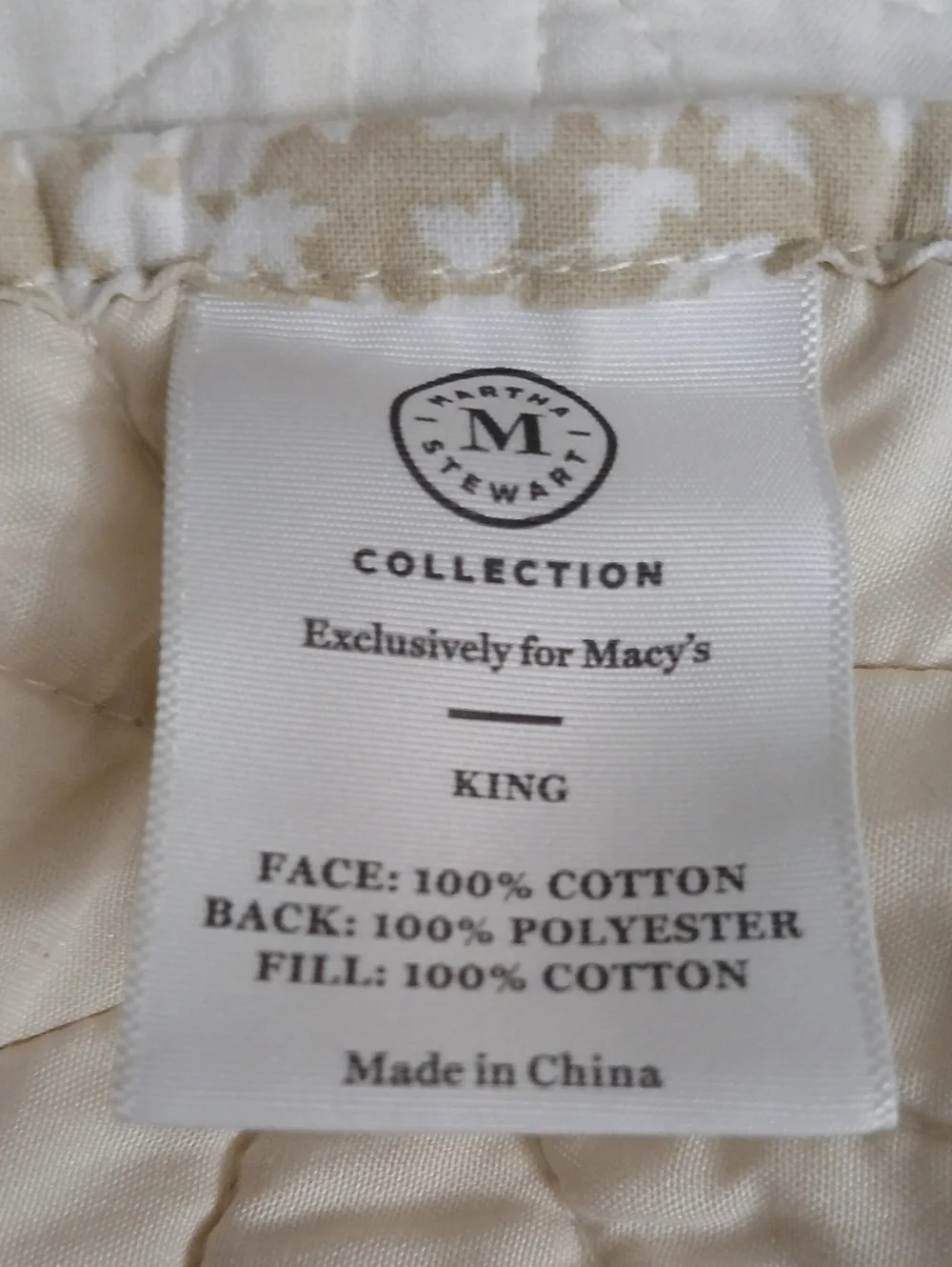 Macys Martha Stewart King Quilt